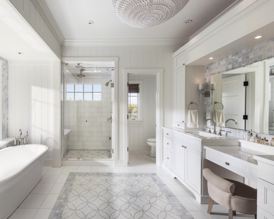 Ванная комната в современном классическом стиле