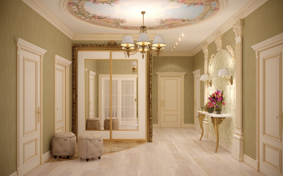Прихожая в классическом стиле