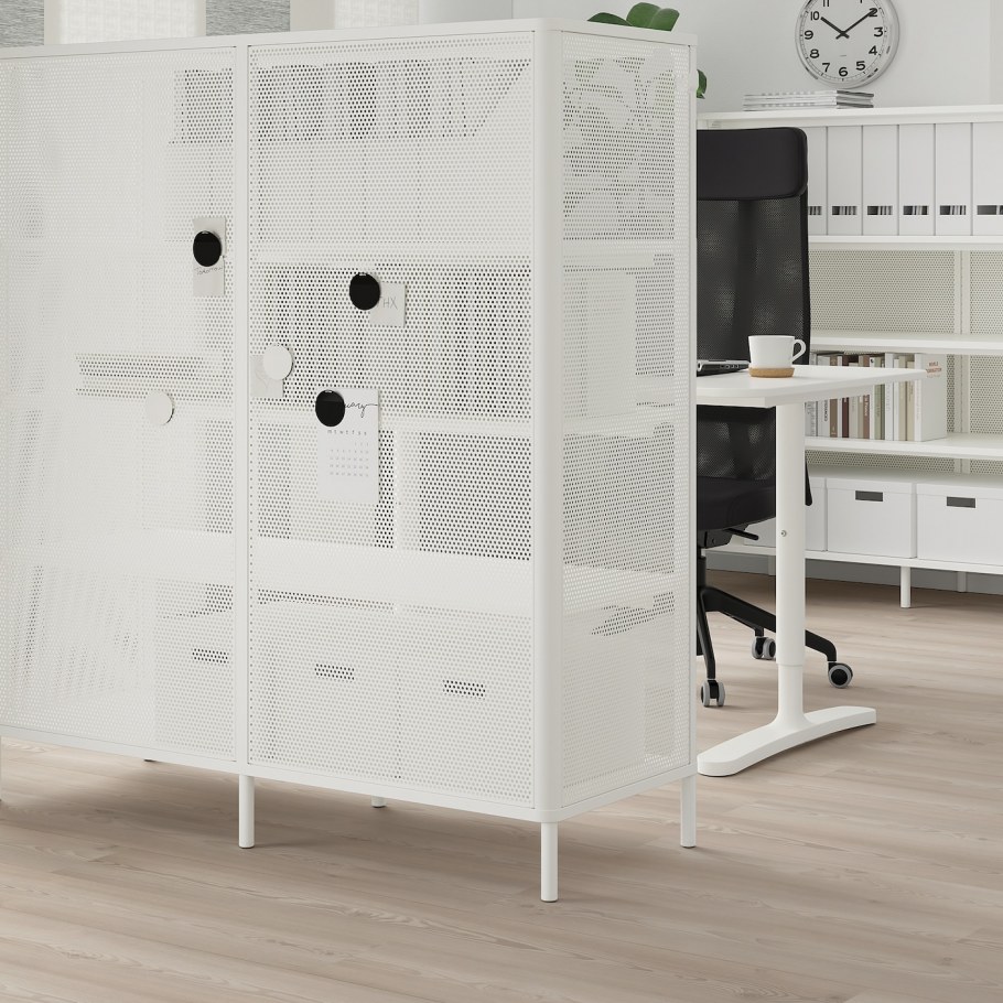 Ikea стеллаж белый