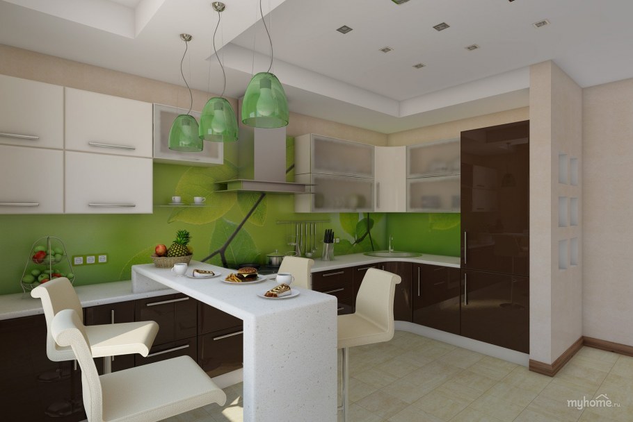 Интерьер в изумрудных тонах