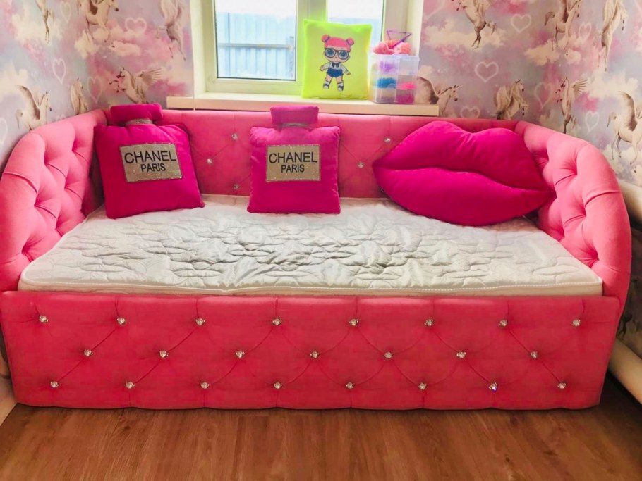 Детская кровать «Жасмин плюс» с каретной стяжкой,