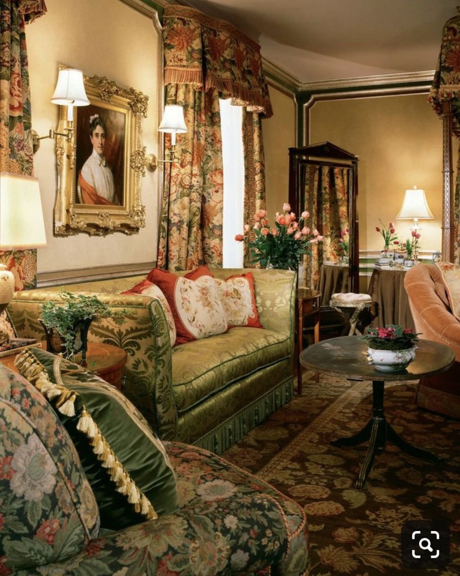 Гостиная в викторианском стиле