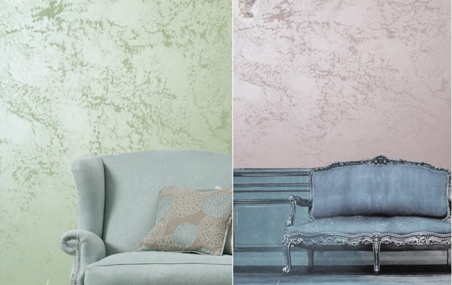 Декоративная штукатурка песок в интерьере