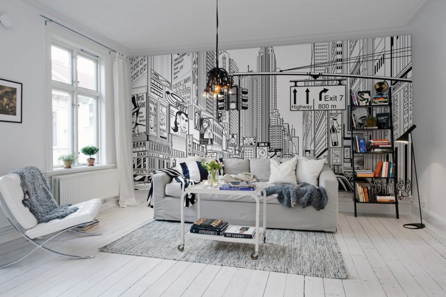 Горох в интерьере