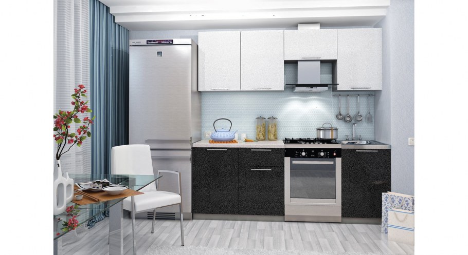 Кухня серого цвета в интерьере