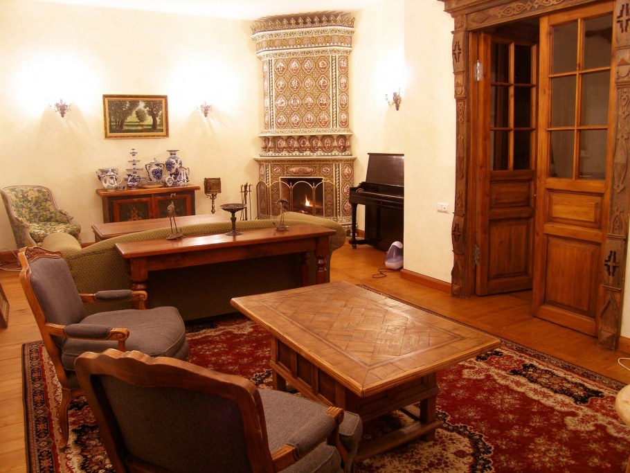 Современный русский стиль в интерьере квартиры