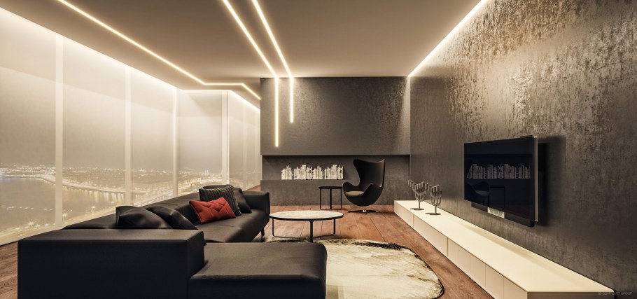 Трековые светильники в квартире