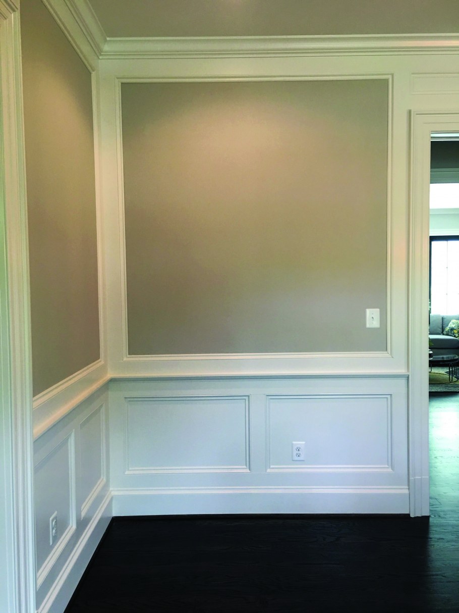 Wainscoting панели в интерьере