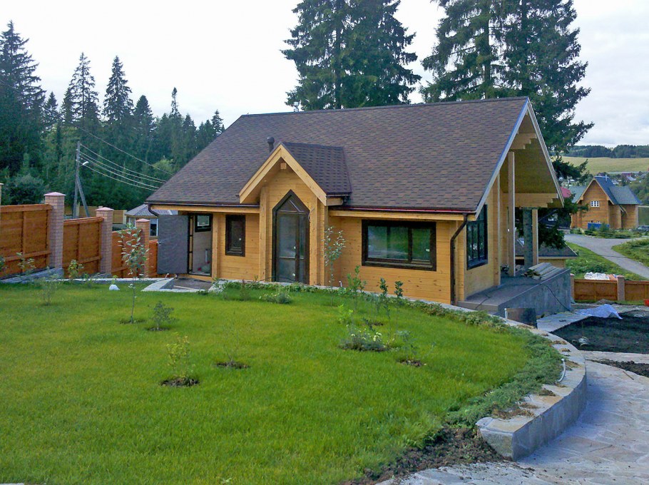 Загородный дом с баней