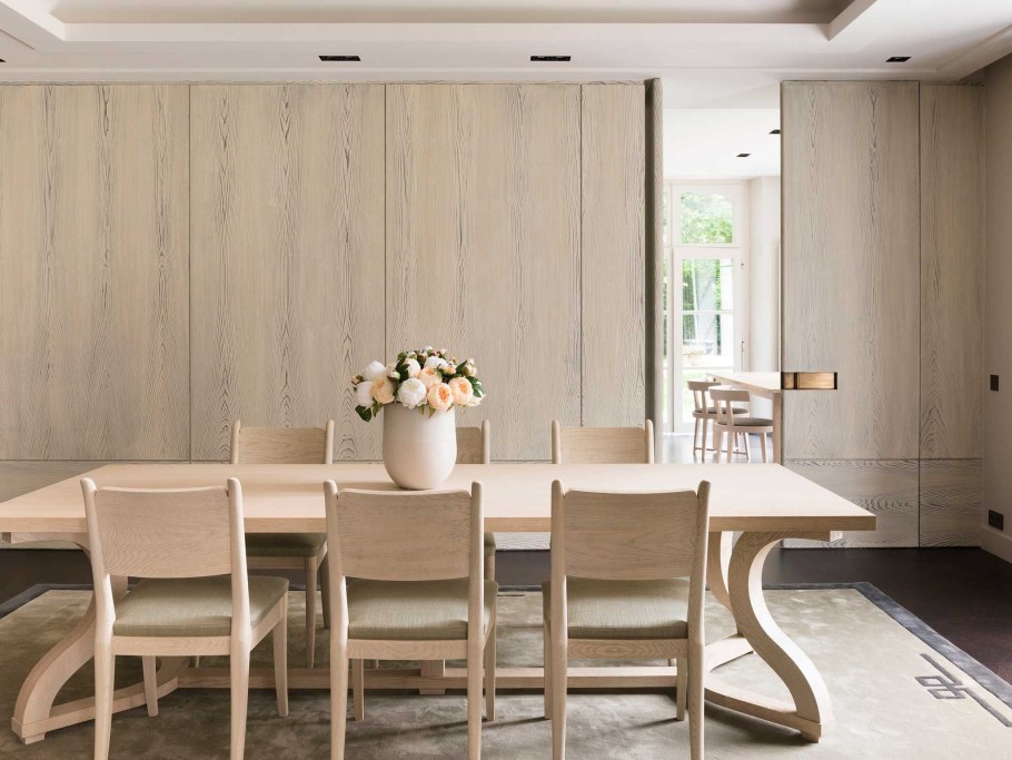 Бежевое дерево в интерьере