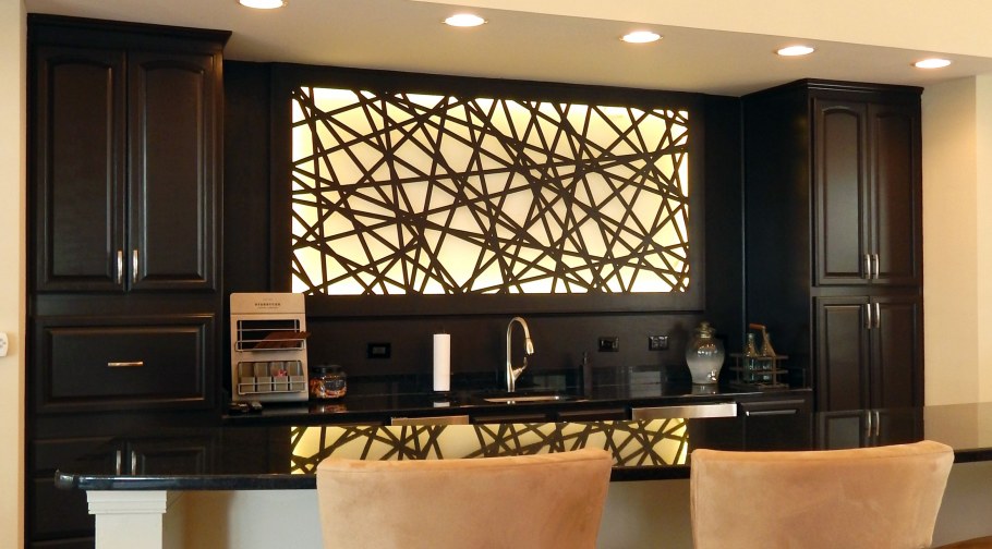 Декор на кухню на стену лазерная резка