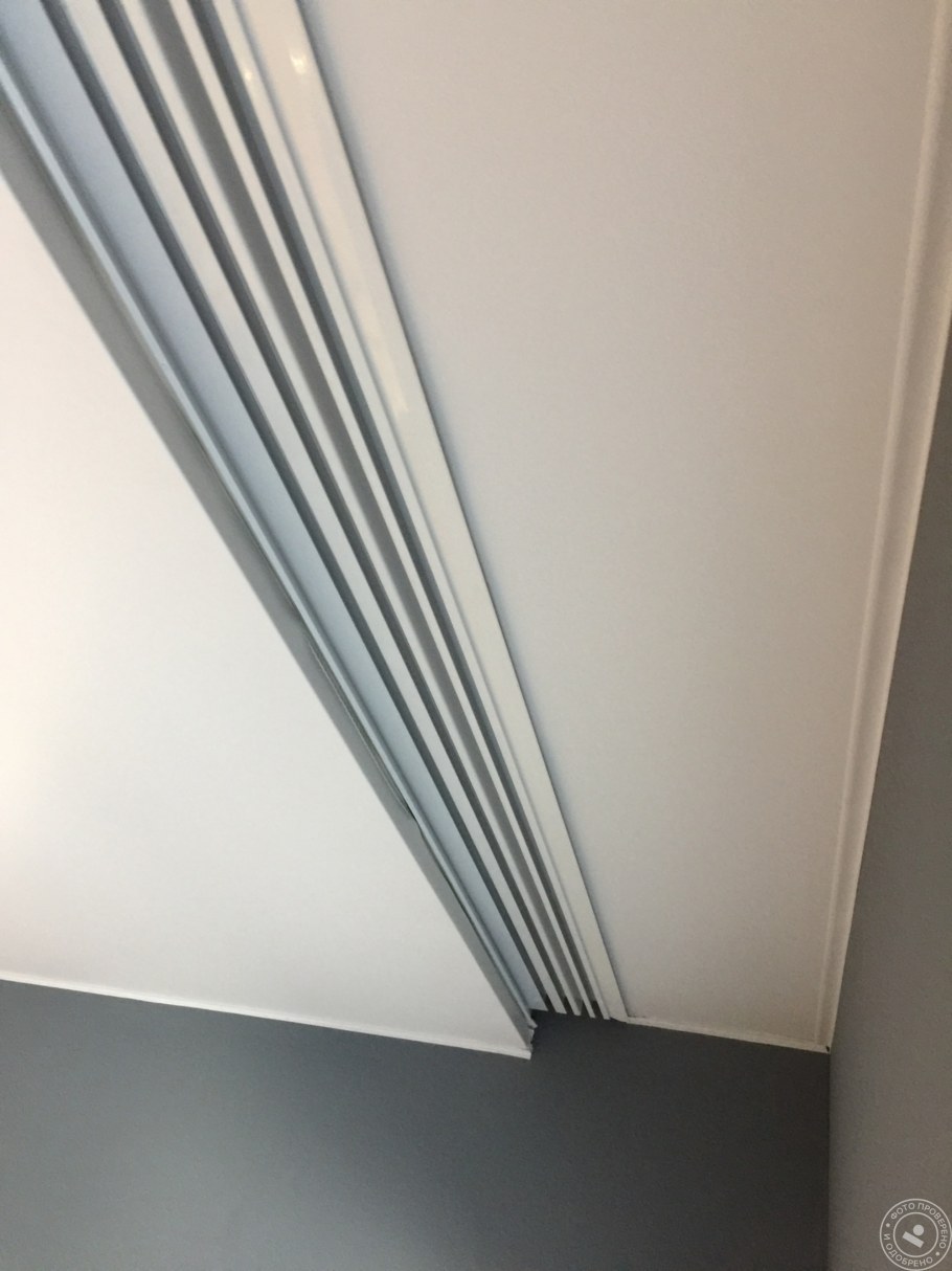 П образная ниша на натяжном потолке