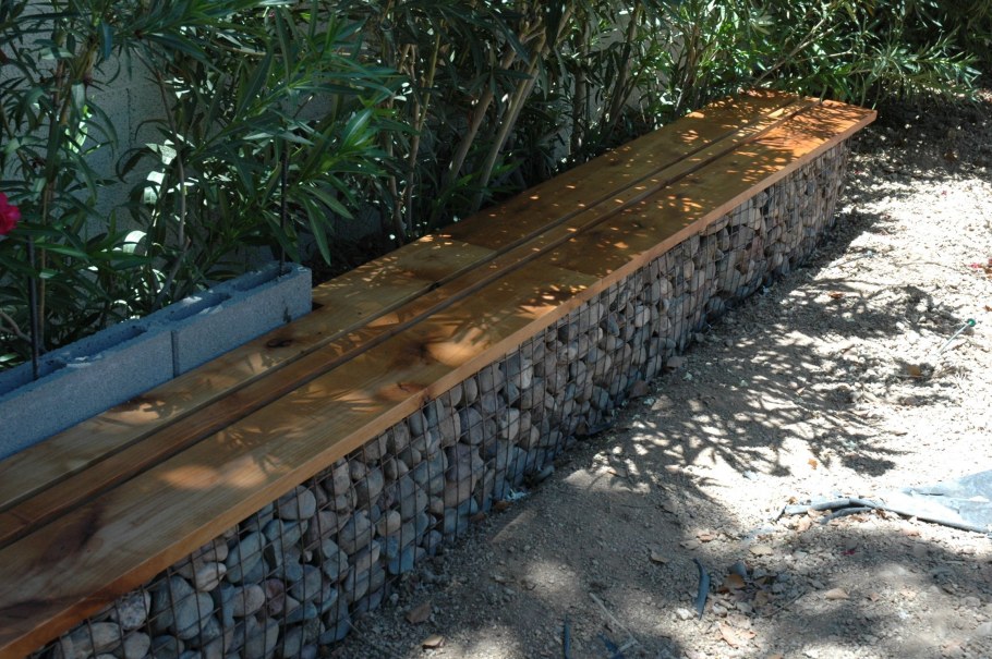 Габионы лестница