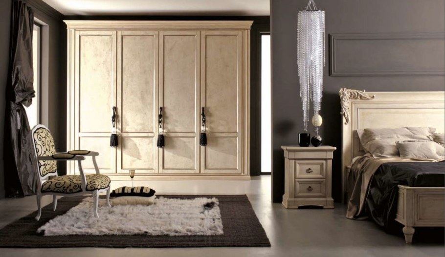 Шкафы в спальню в стиле ар деко