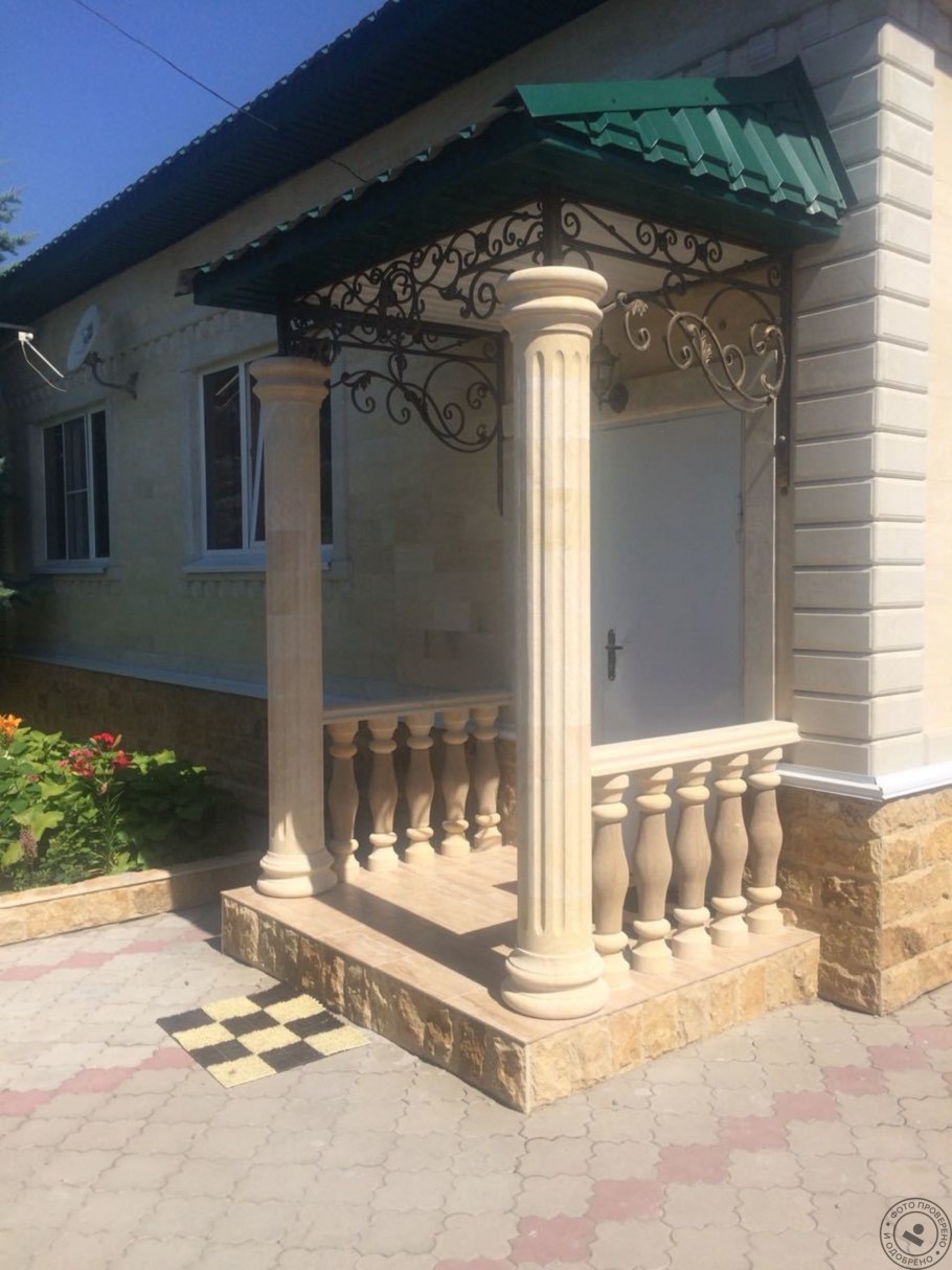 Входная группа из дагестанского камня