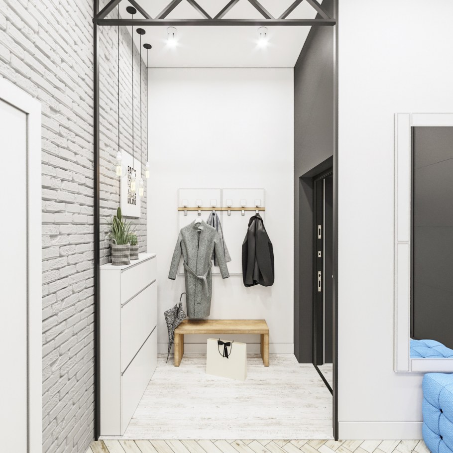 Холл в скандинавском стиле