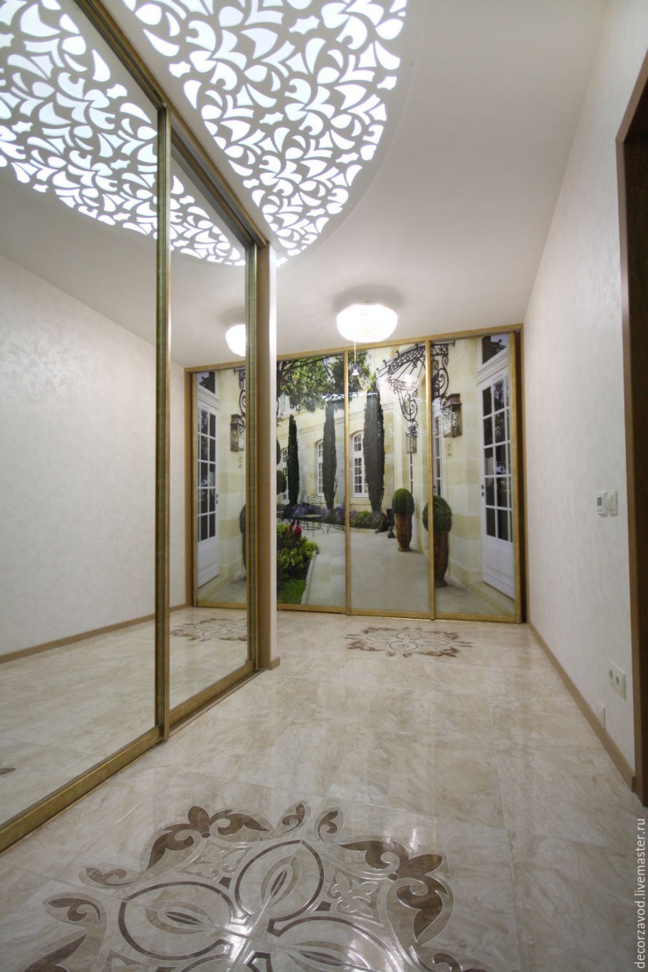 Ажурные панели на потолок