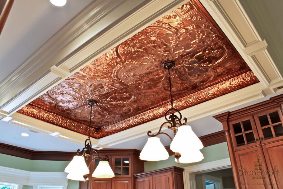 Потолок из меди