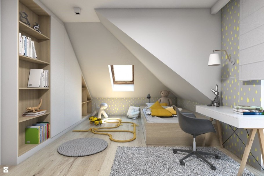 Мансардная комната для подростка