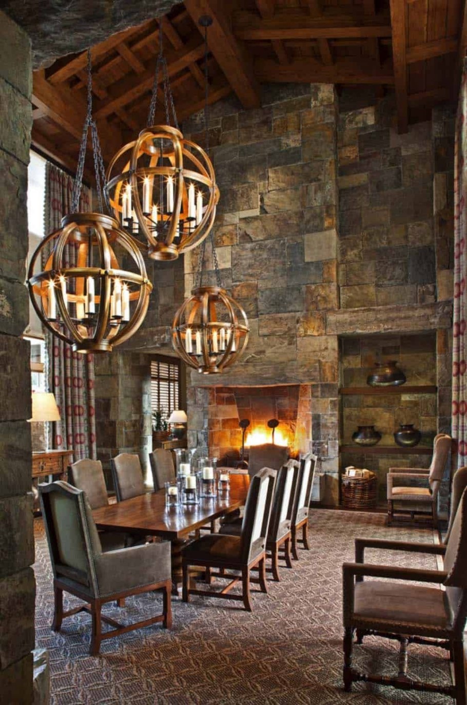 Светильник в рустикальном стиле