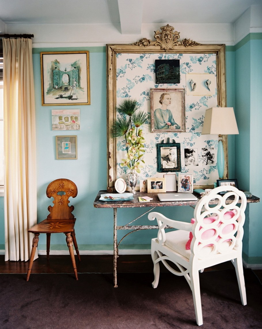 Стена в винтажном стиле