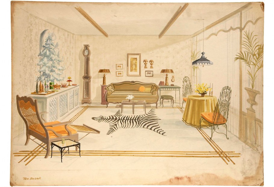 Эскиз интерьера