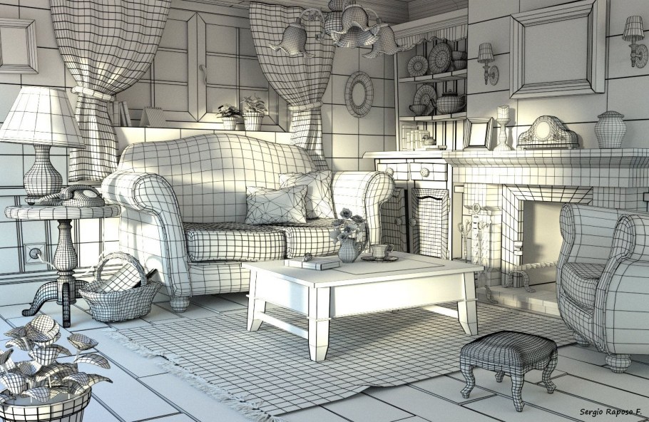 Моделирование интерьера