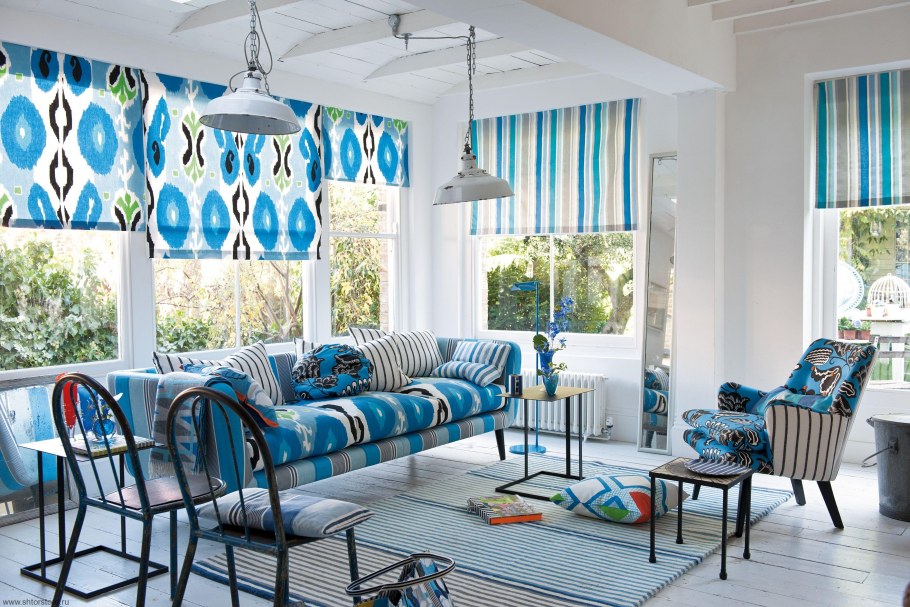 Шторы в средиземноморском стиле