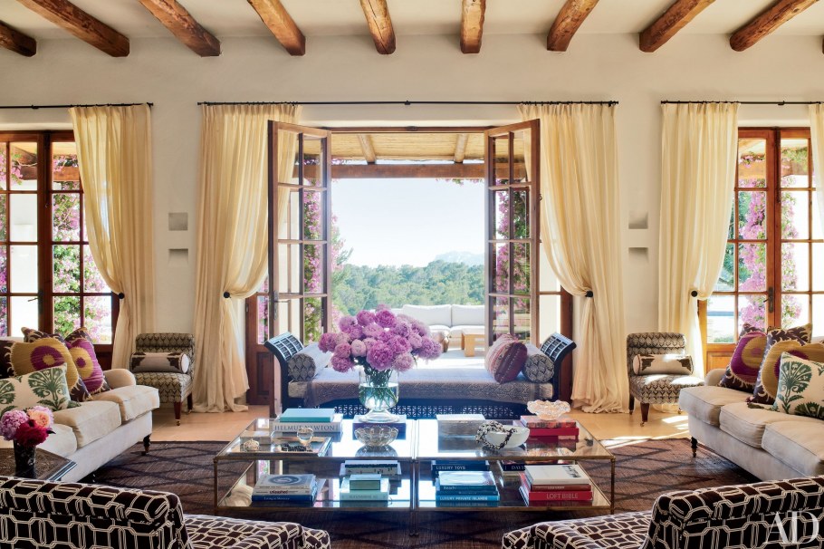 Занавески в средиземноморском стиле