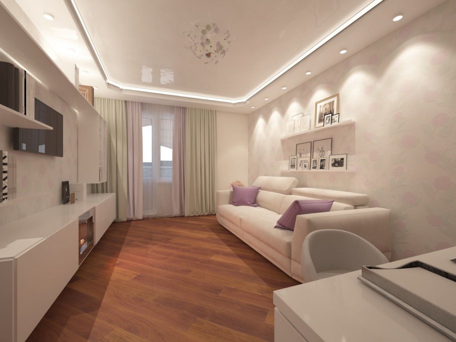 Светлая гостиная