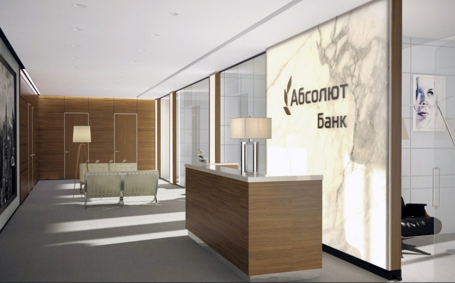 Зона ресепшн в офисе