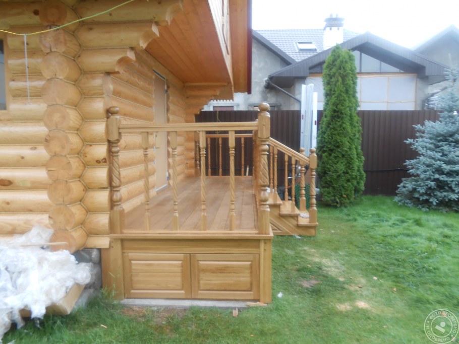 Крыльцо для бани