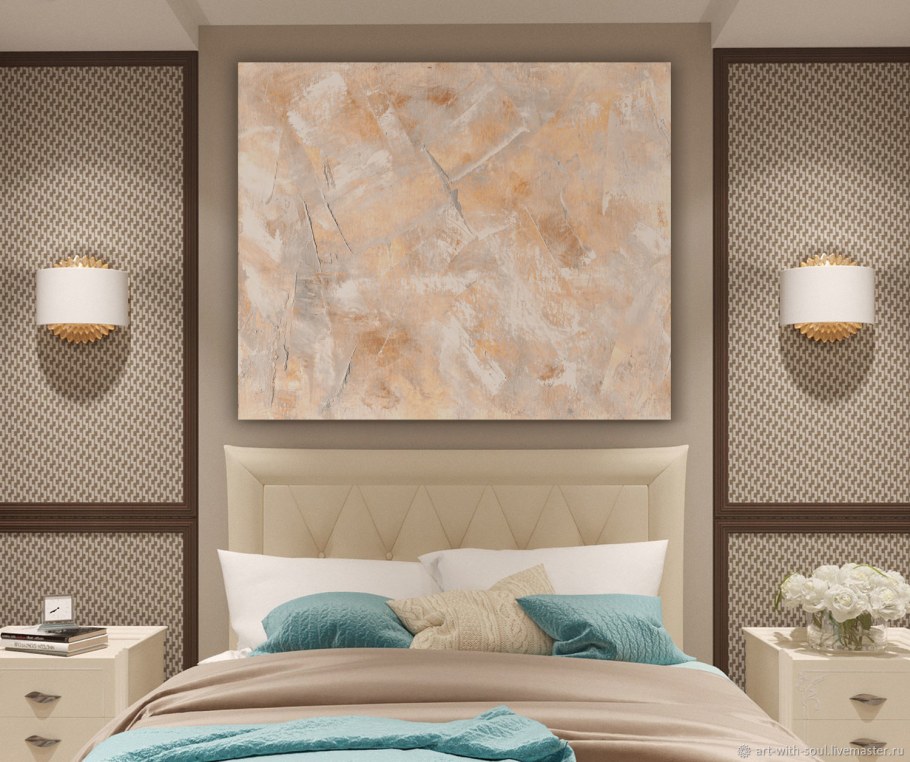 Холст в интерьере