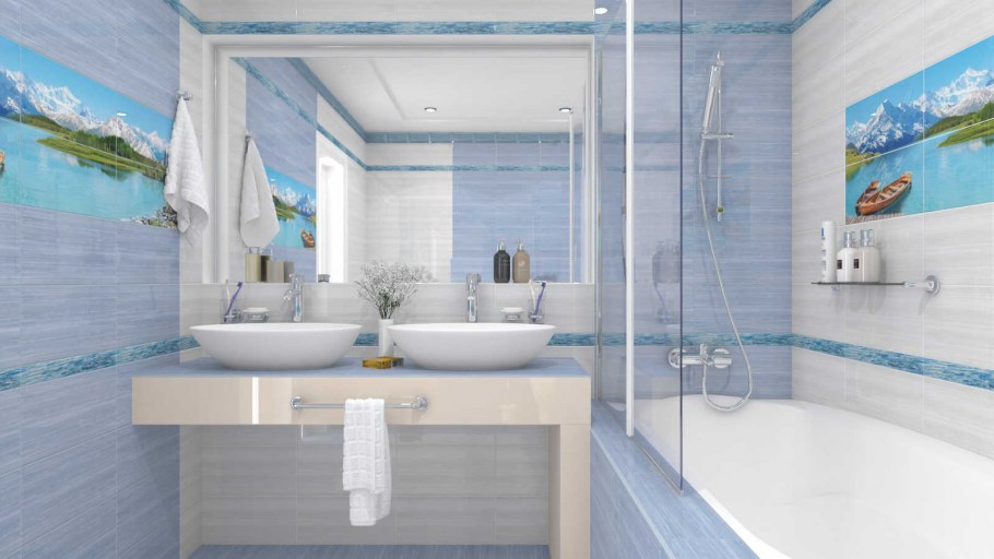 Плитка лазурь Березакерамика