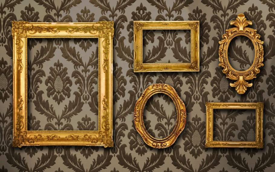 Багетные рамки в интерьере