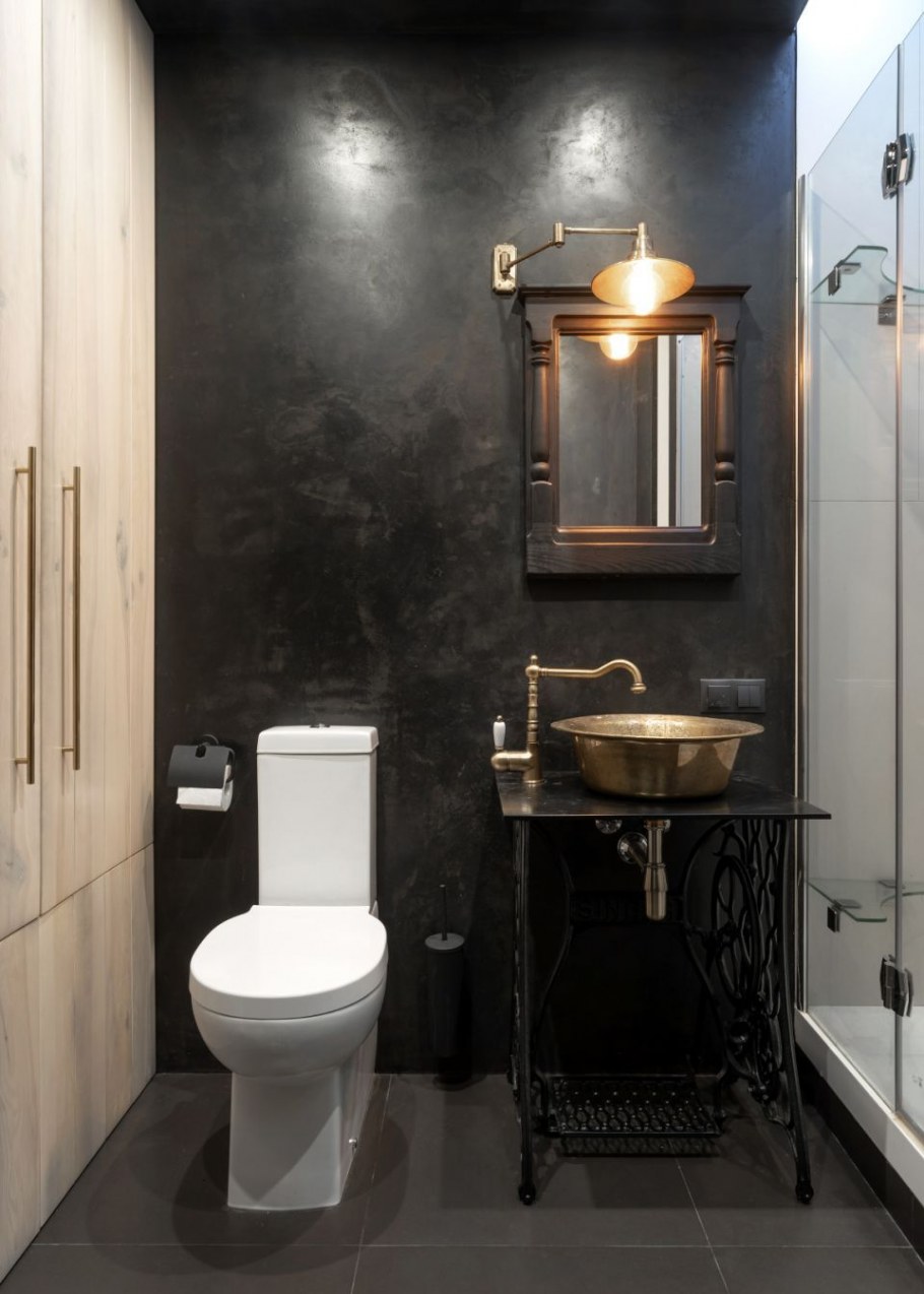 Ванная комната в Индустриальном стиле