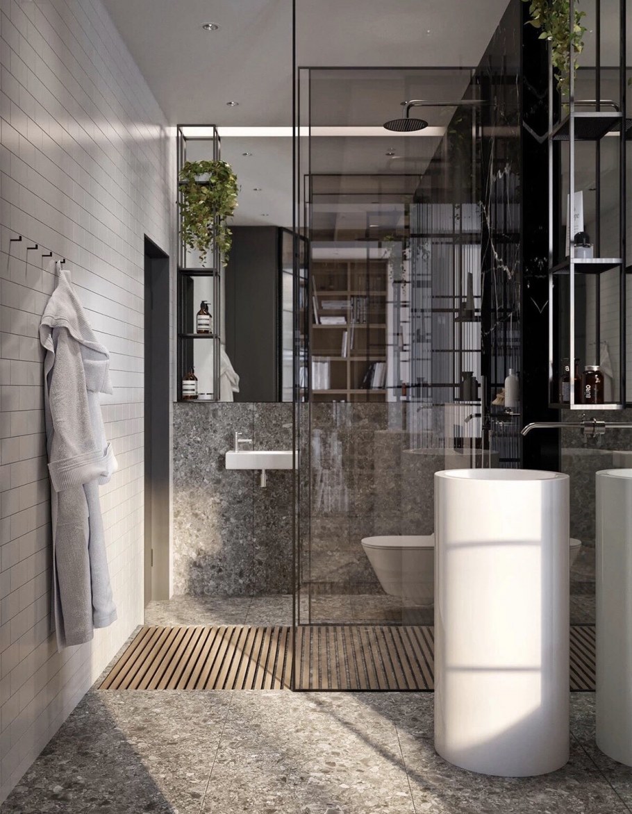 Душевая комната лофт