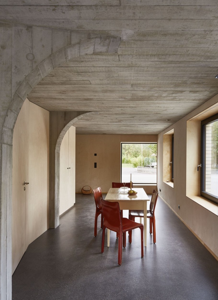 Бетон и дерево