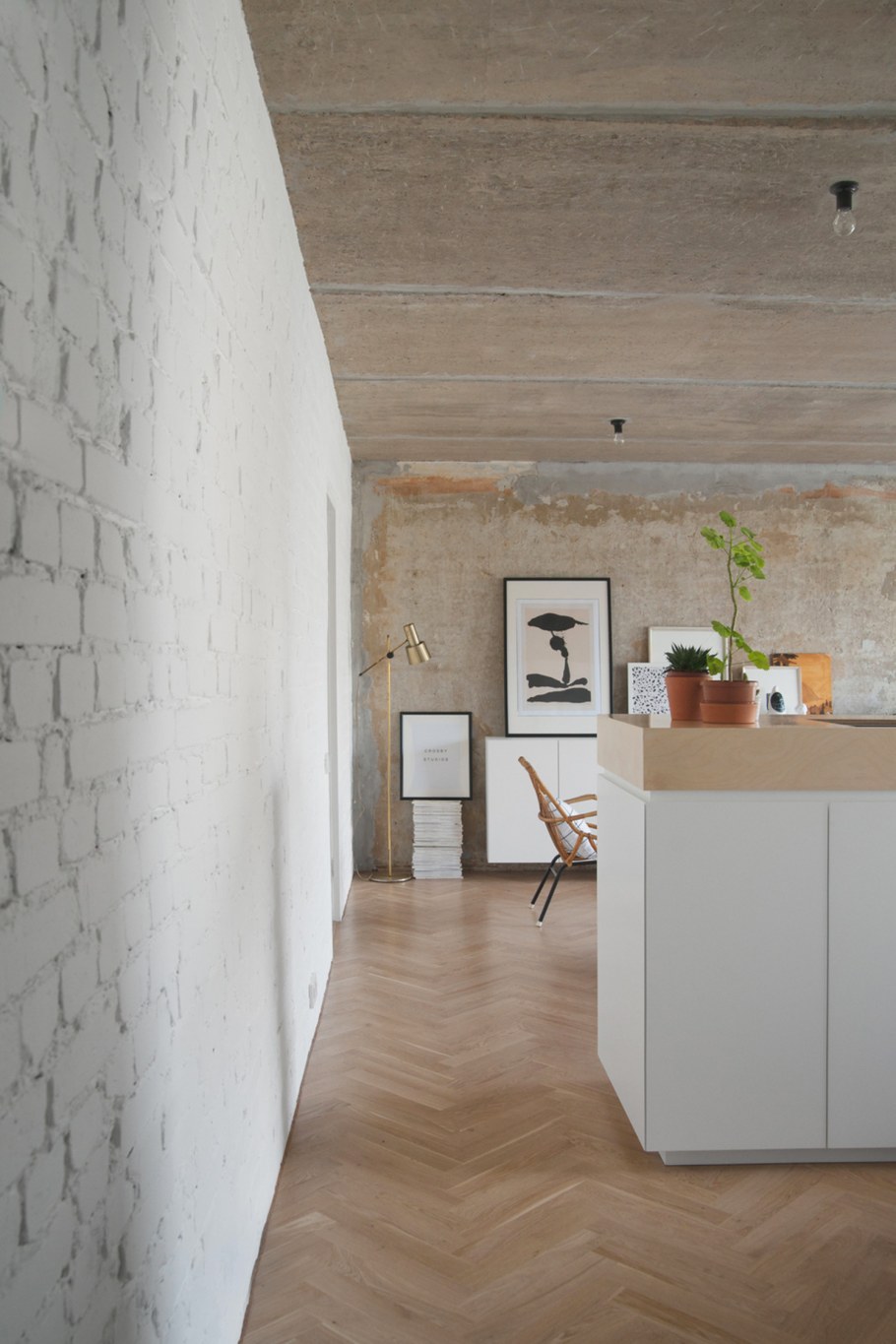 Интерьер в стиле брутализм и необрутализм