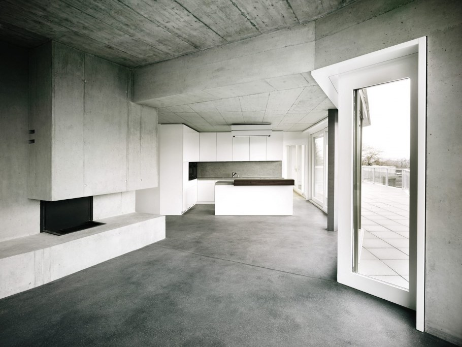 Лицевой бетон в интерьере