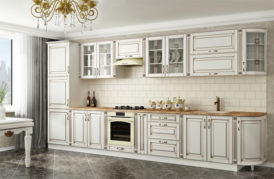 Кухня Катарина с патиной