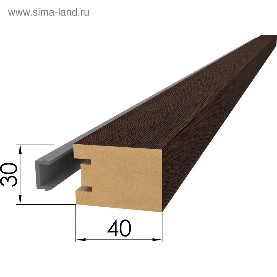 Интерьерная рейка МДФ Stella Ривьера Black Edition