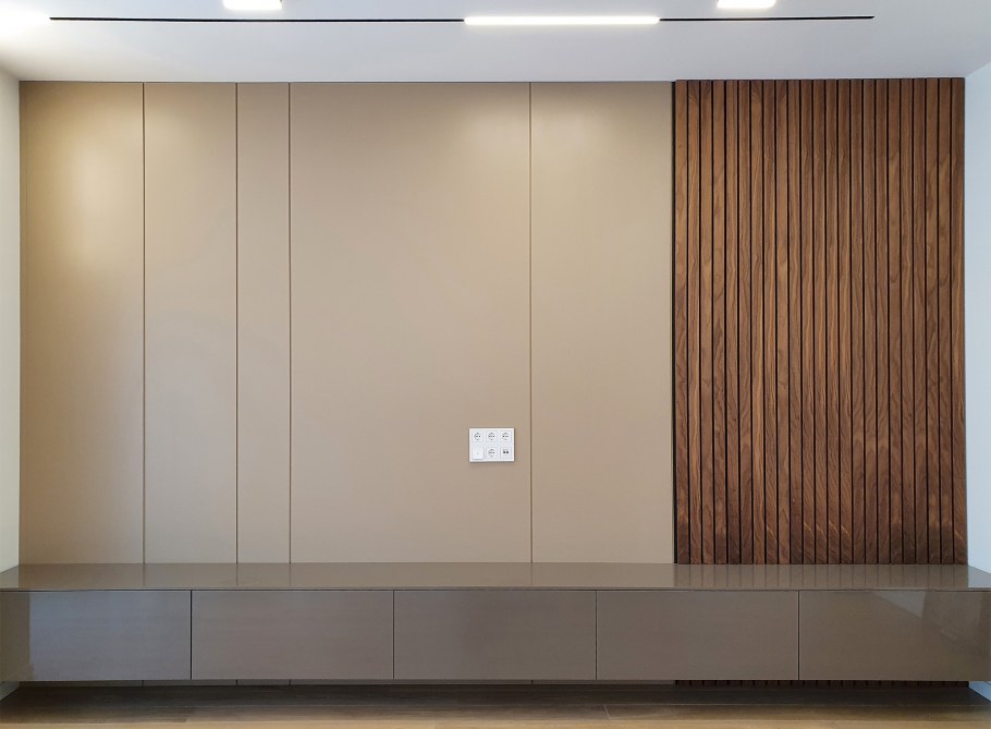 Рейка из МДФ шпонированная