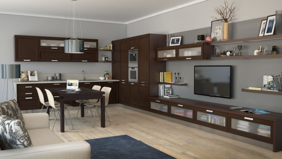 Кухня гостиная мебель