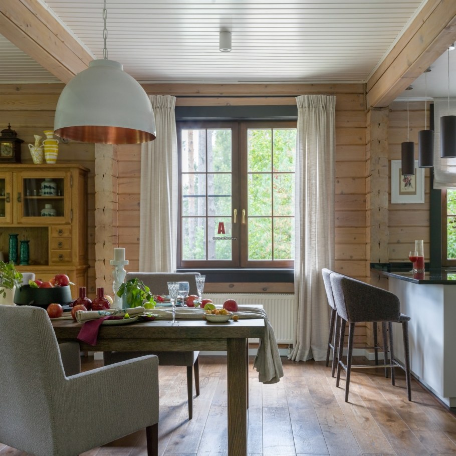 Стародачный стиль в интерьере