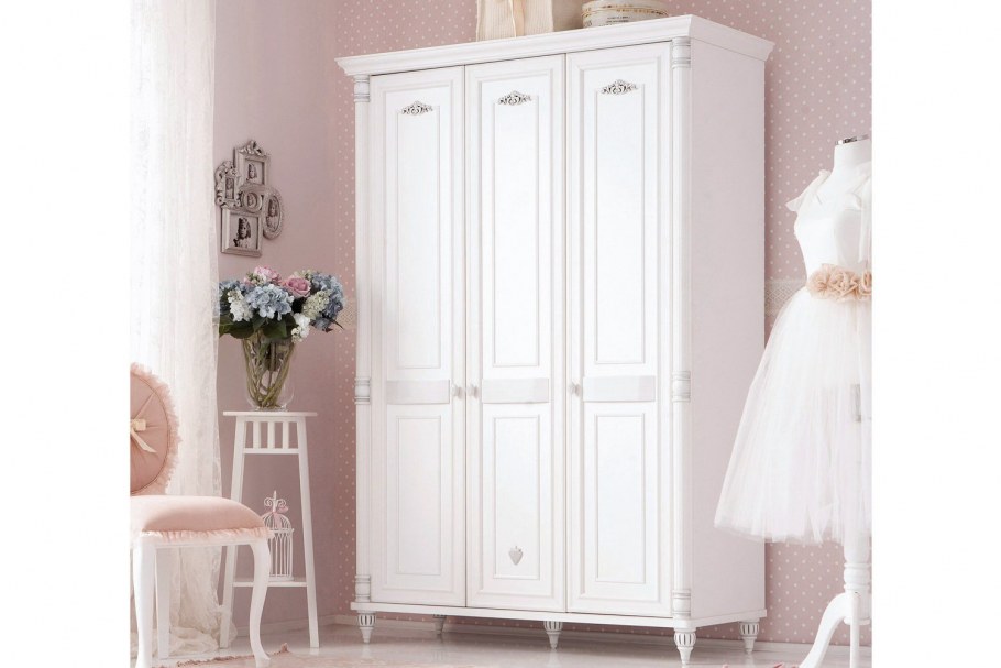Шкаф 3-дверный Cilek Romantica