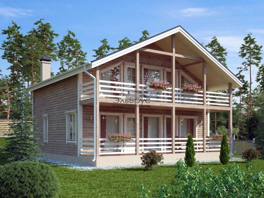 Терраса на втором этаже