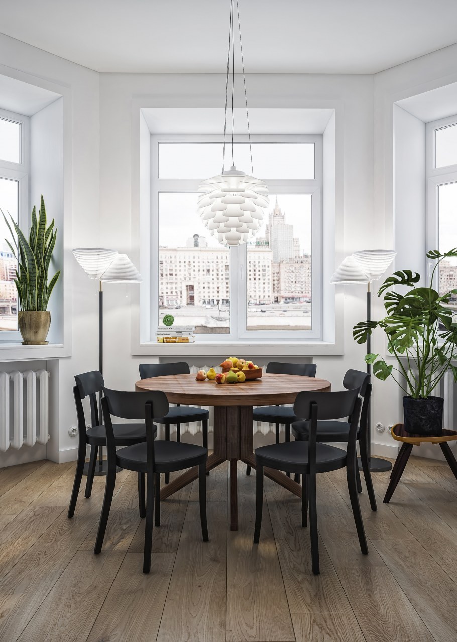 Пп44—т интерьер кухни с эркером