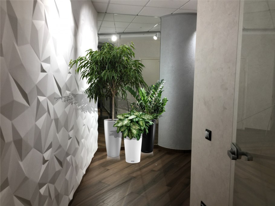 Озеленение в интерьере в современном стиле