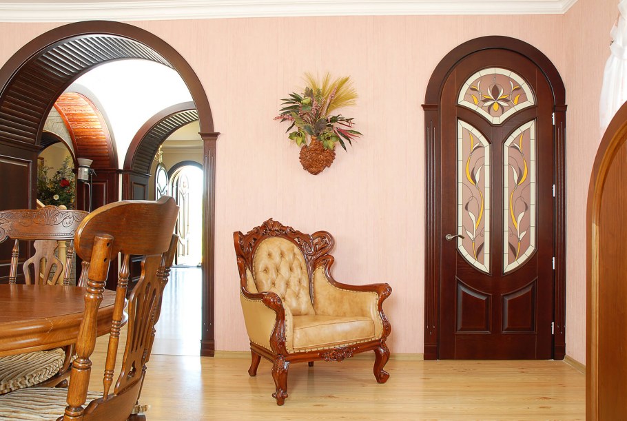 Арка Милано ПВХ белый ясень 700 190 1800 со сводорасширителем